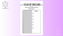 Load image into Gallery viewer, Yearly Trackers | Bullet Journal Spread | The Vault Binder
