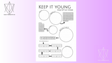 Load image into Gallery viewer, Yearly Cleaning and Self-Care Trackers | Bullet Journal Spread | The Vault Binder
