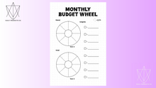 Load image into Gallery viewer, Finance Trackers | Monthly Budget Bullet Journal Spreads | Budget Trackers | The Vault Binder