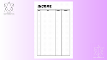 Load image into Gallery viewer, Finance Trackers | Monthly Budget Bullet Journal Spreads | Budget Trackers | The Vault Binder