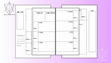 Load image into Gallery viewer, Planner Spreads | Monthly and Weekly Planner | Bullet Journal Spreads | The Vault Binder