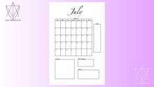 Load image into Gallery viewer, Planner Spreads | Monthly and Weekly Planner | Bullet Journal Spreads | The Vault Binder