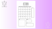 Load image into Gallery viewer, Planner Spreads | Monthly and Weekly Planner | Bullet Journal Spreads | The Vault Binder