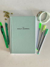 Load image into Gallery viewer, The Vault Journal | Full Year Undated and Customizable Journal Spread | Pre-made Bullet Journal